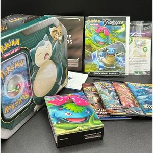 Pokémon cards from two separate games